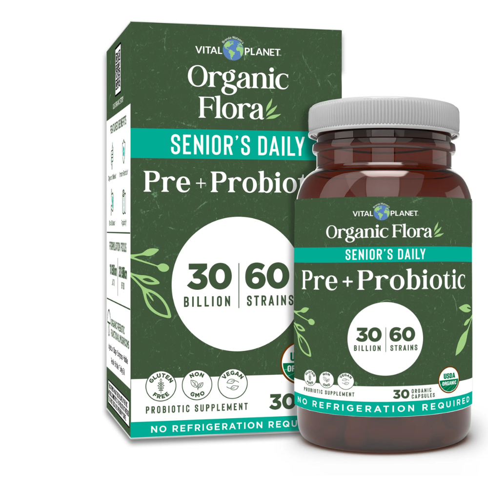 ORG FLORA SENIOR DAILY PROBIOTIC SUPPLEMENT