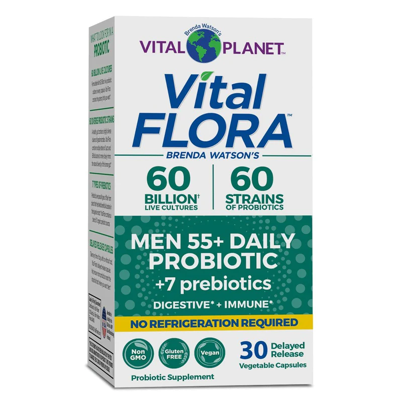 Vital Flora Men’s 55+ Daily Probiotic - Vital Planet