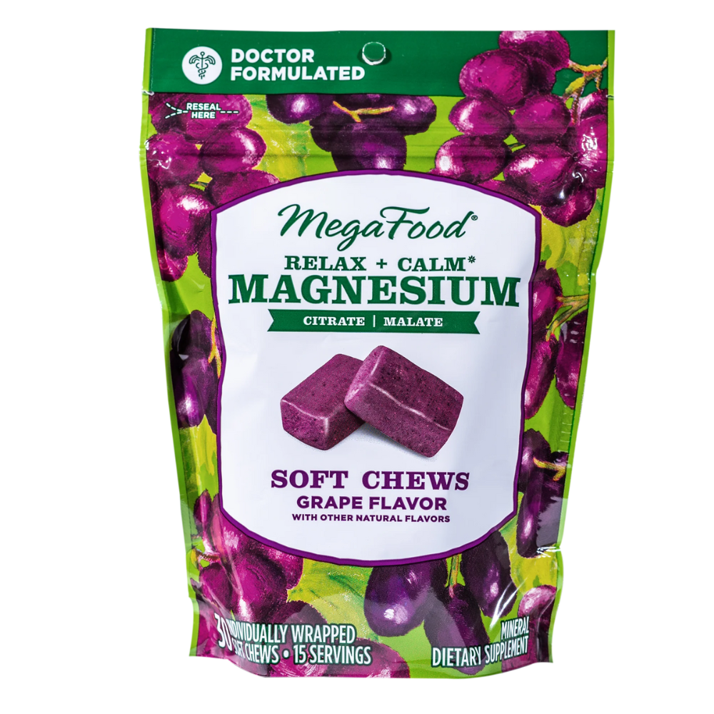 Relax + Calm Magnesium Soft Chews Grape