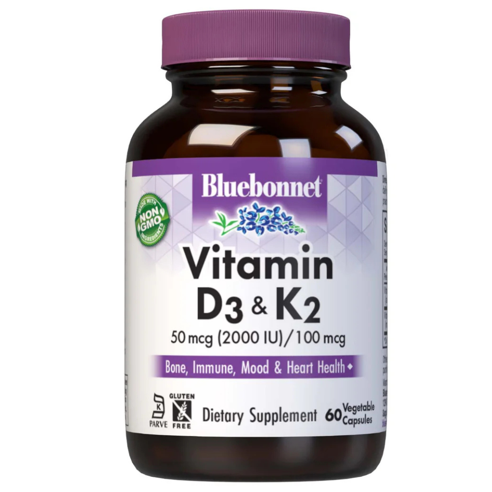 VITAMINA D3 50 mcg 2000 UI y K2 100 mcg