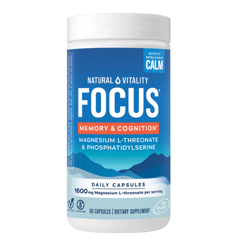 FOCUS CAPSULES WITH MAGNESIUM L-THREONATE & PHOSPHATIDYLSERINE