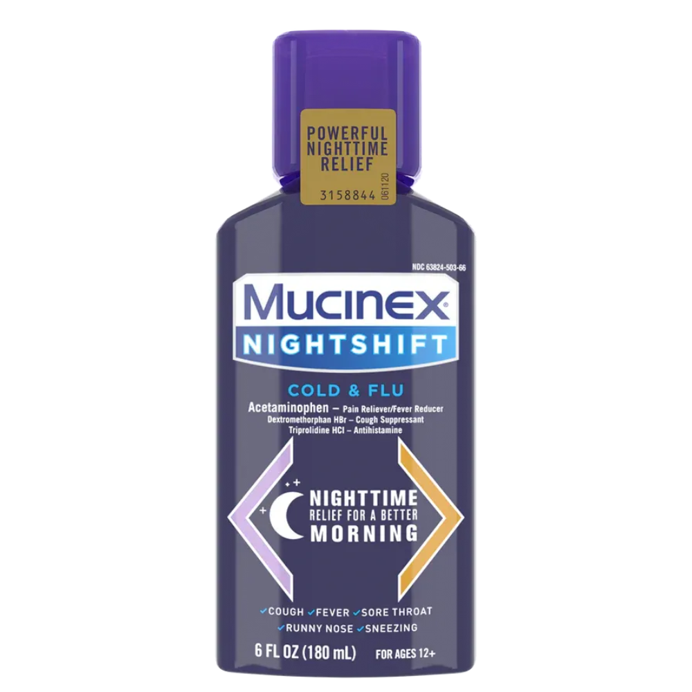 MUCINEX - RESFRIADO Y GRIPE NOCTURNO