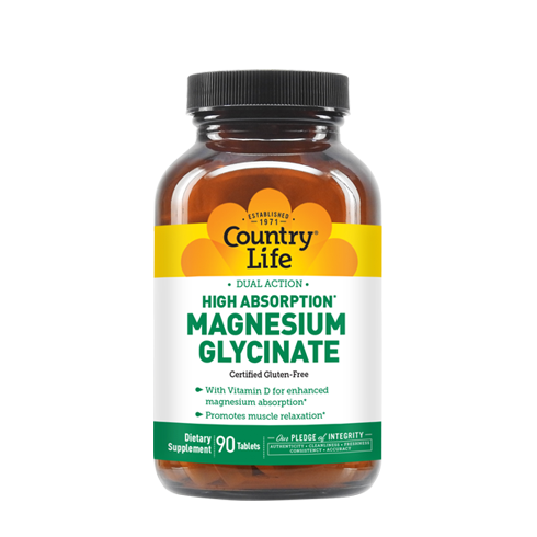 Dual Action Magnesium Glycinate - Country Life