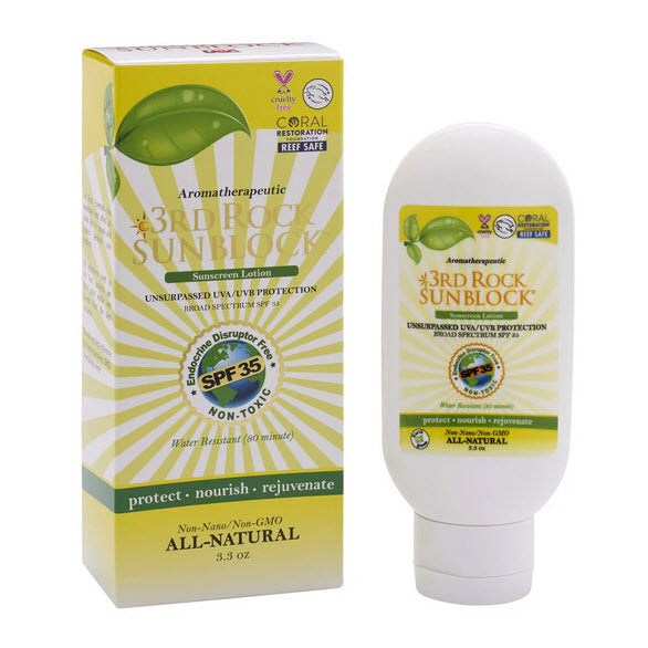 Sunscreen Lotion - Aromatherapeutic - Zinc Oxide 35 SPF