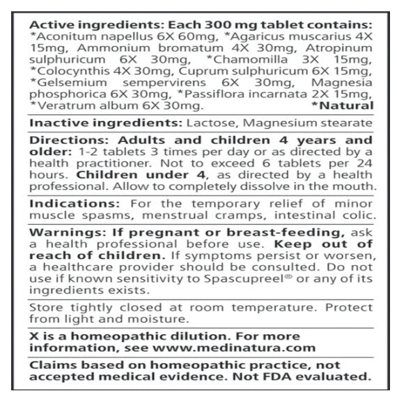 Spascupreel Muscle Spasm & Cramps