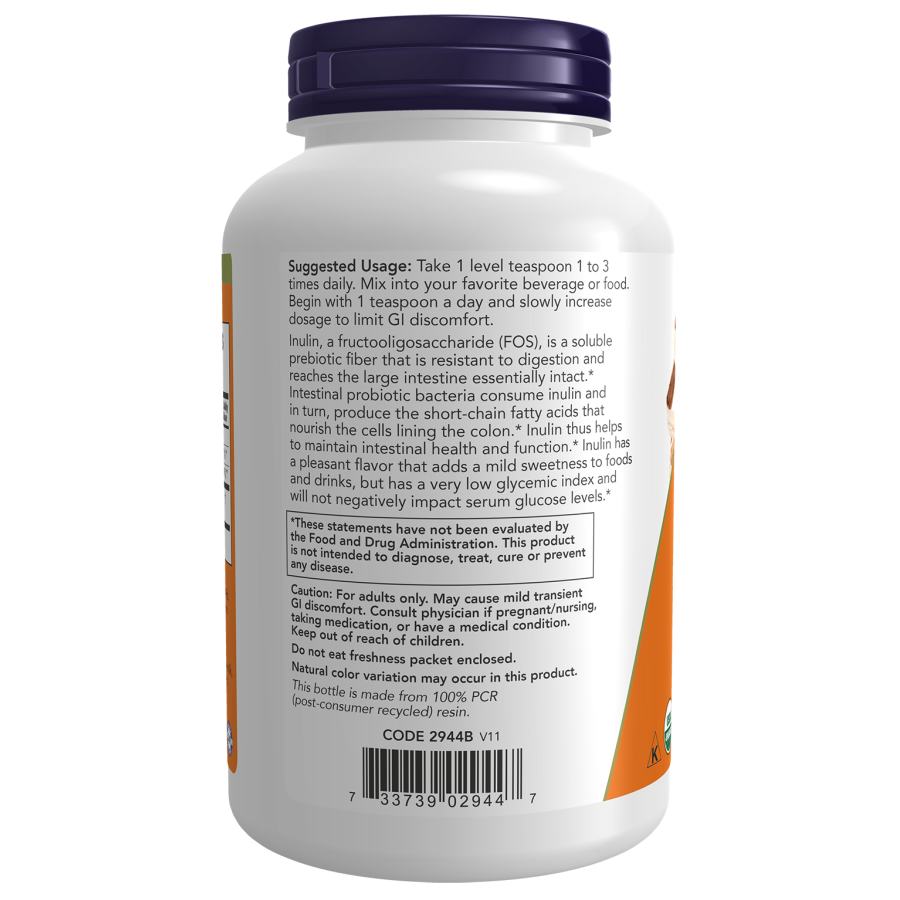 Org Inulin Powder - Now Foods