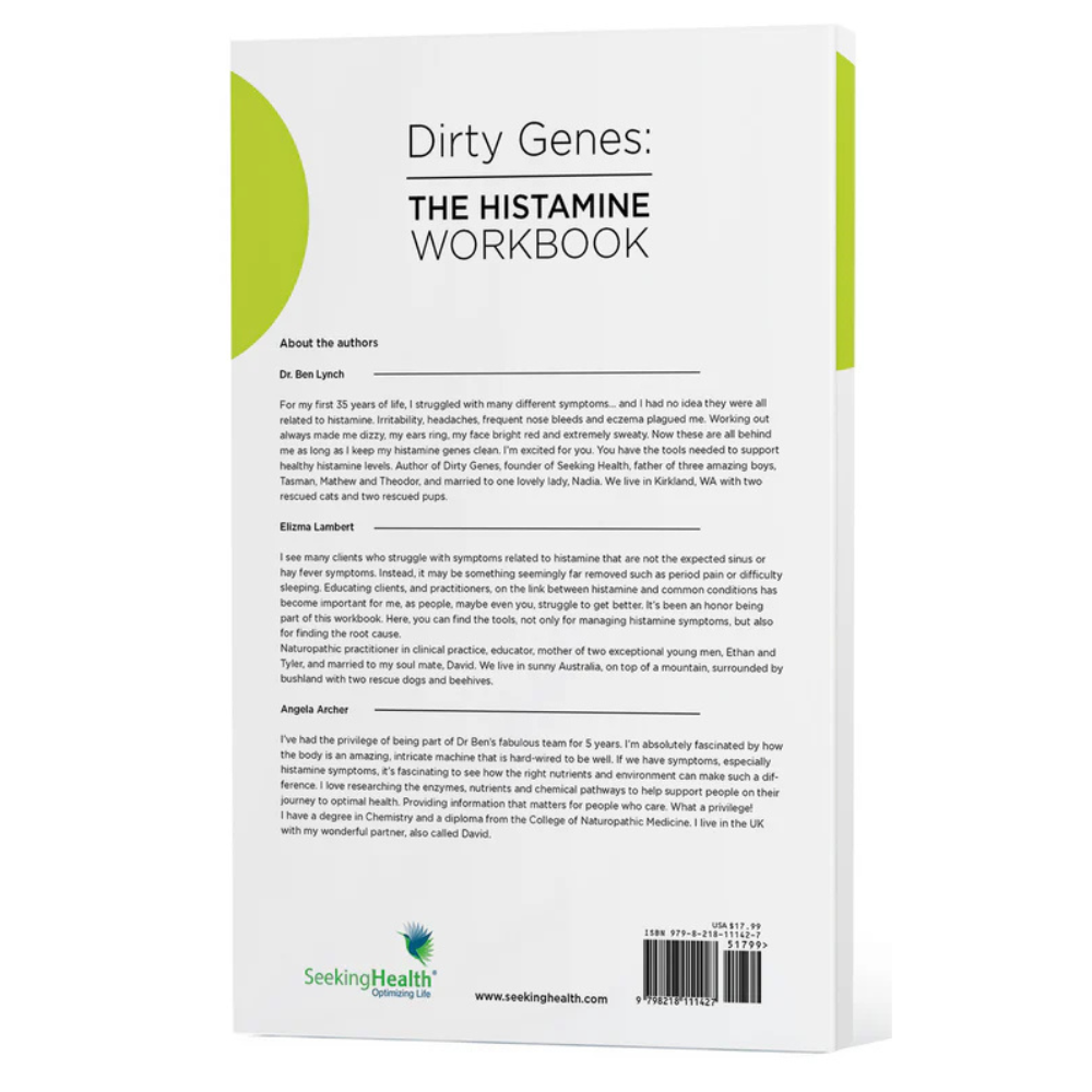 DIRTY GENES THE HISTAMINE WORKBOOK