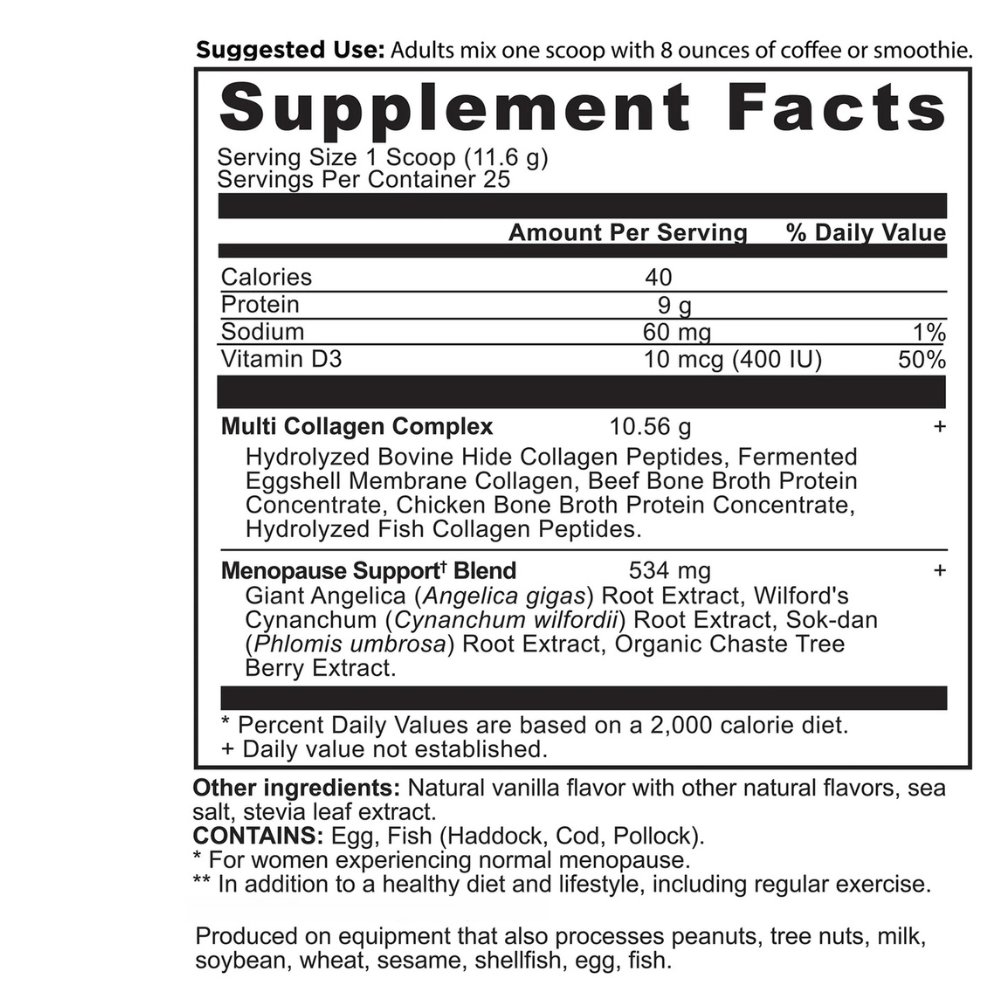 MENOPAUSE SUPPORT + COLLAGEN