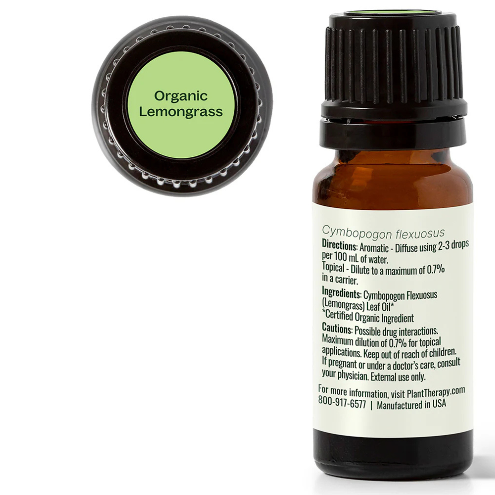Organic Lemongrass Essential Oil