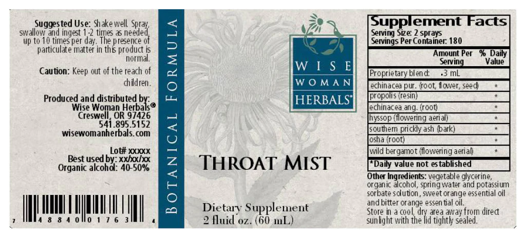 Throat Mist - Wise Woman Herbals