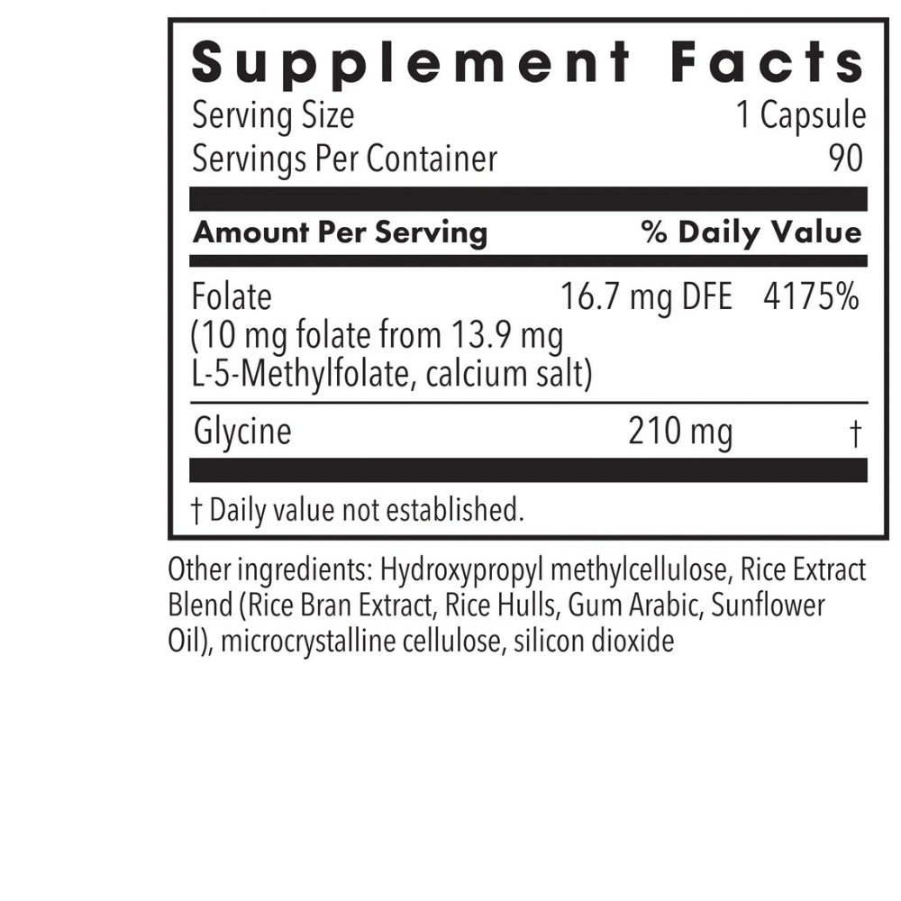 Metabolic Maintenance L-Methylfolate 10 mg