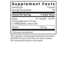 Thumbnail for Metabolic Maintenance L-Methylfolate 10 mg