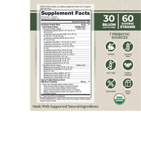 Thumbnail for Organic Flora Gut Balance Probiotic Supplement