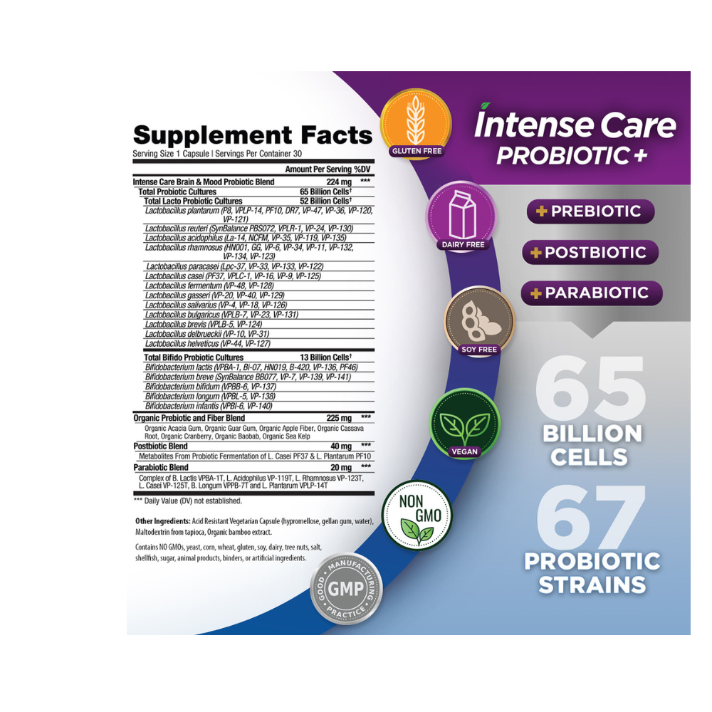 INTENSE CARE BRAIN MOOD PROBIOTIC