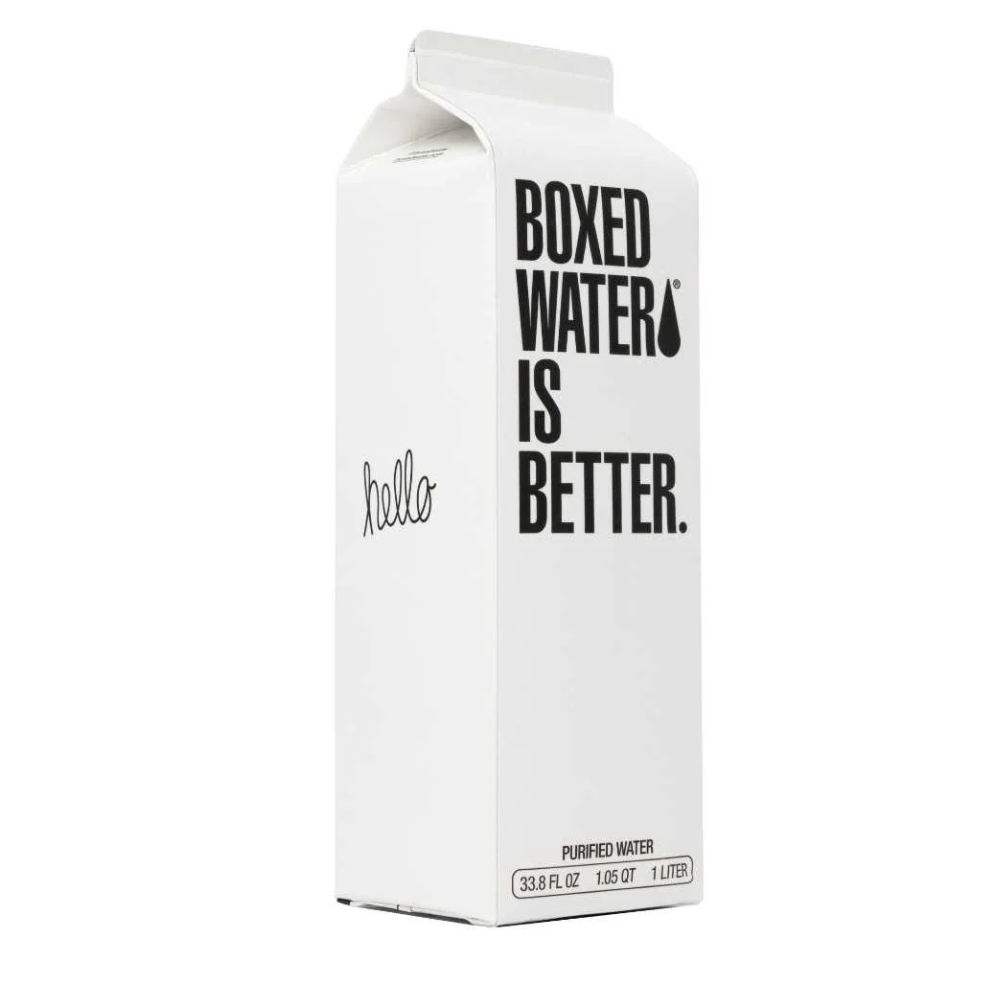 1 LITER BOXED WATER