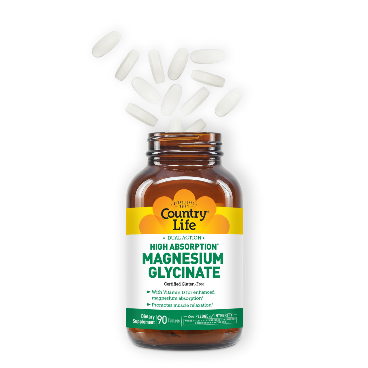 Dual Action Magnesium Glycinate - Country Life