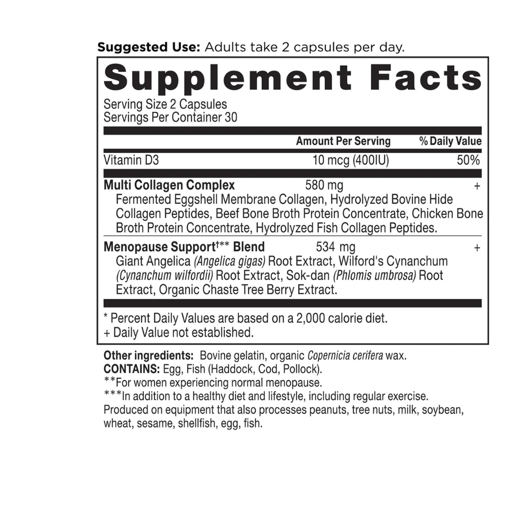 MENOPAUSE SUPPORT + COLLAGEN