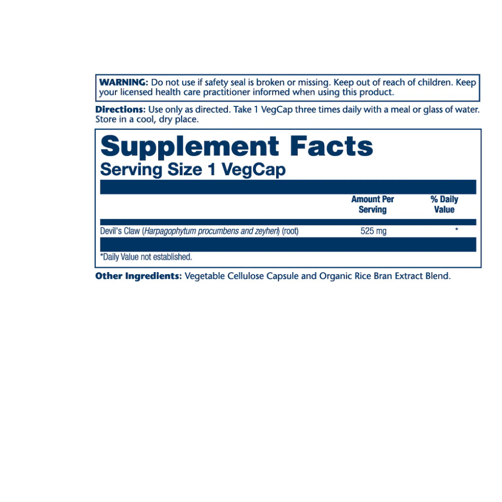 Devil's Claw Root 525mg