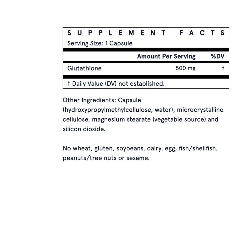 Jarrow Formulas Reduced Glutathione, 500 mg