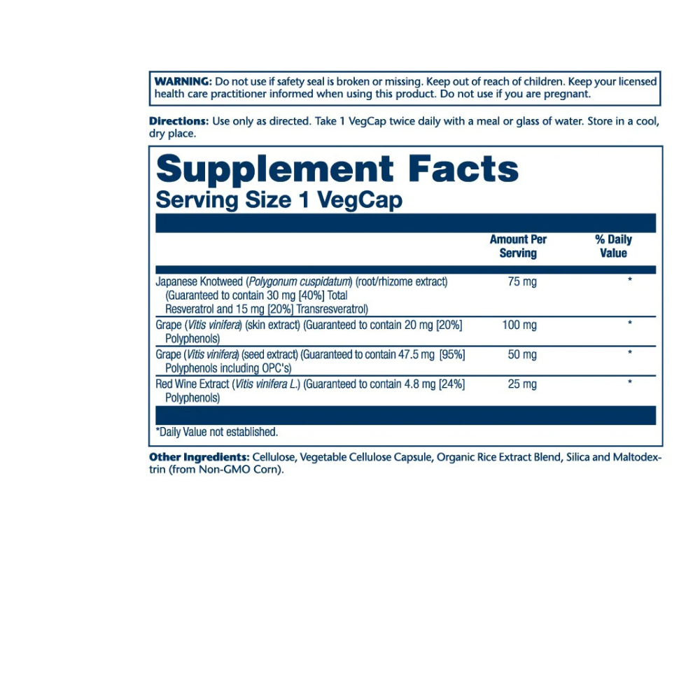 Resveratrol, Japanese Knotweed 75mg