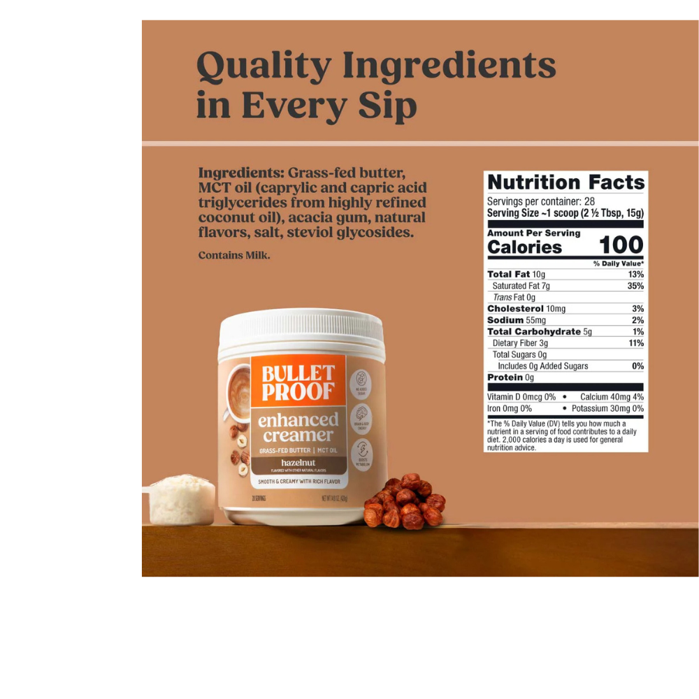 Enhanced Creamer Hazelnut