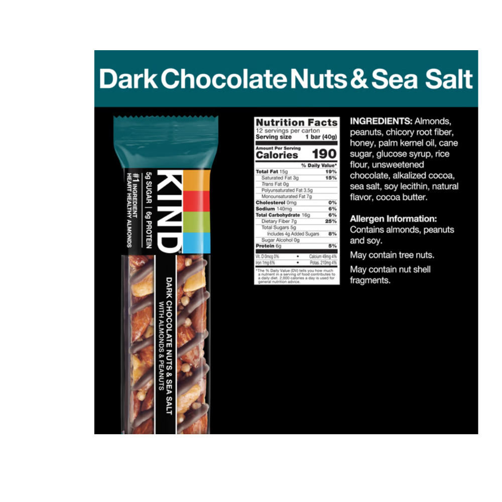 Dark Chocolate Nuts & Sea Salt