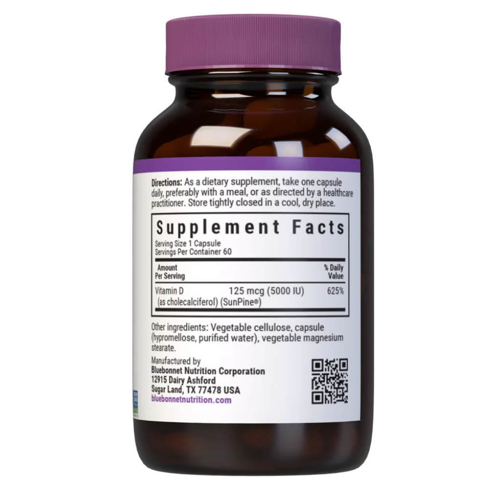 VITAMINA D3 VEGANA 125 mcg 5000 UI
