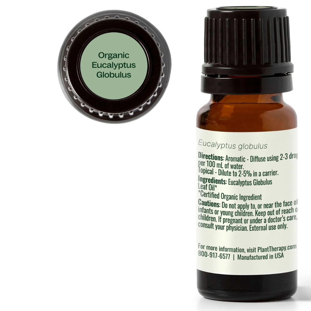 Organic Eucalyptus Globulus Essential Oil