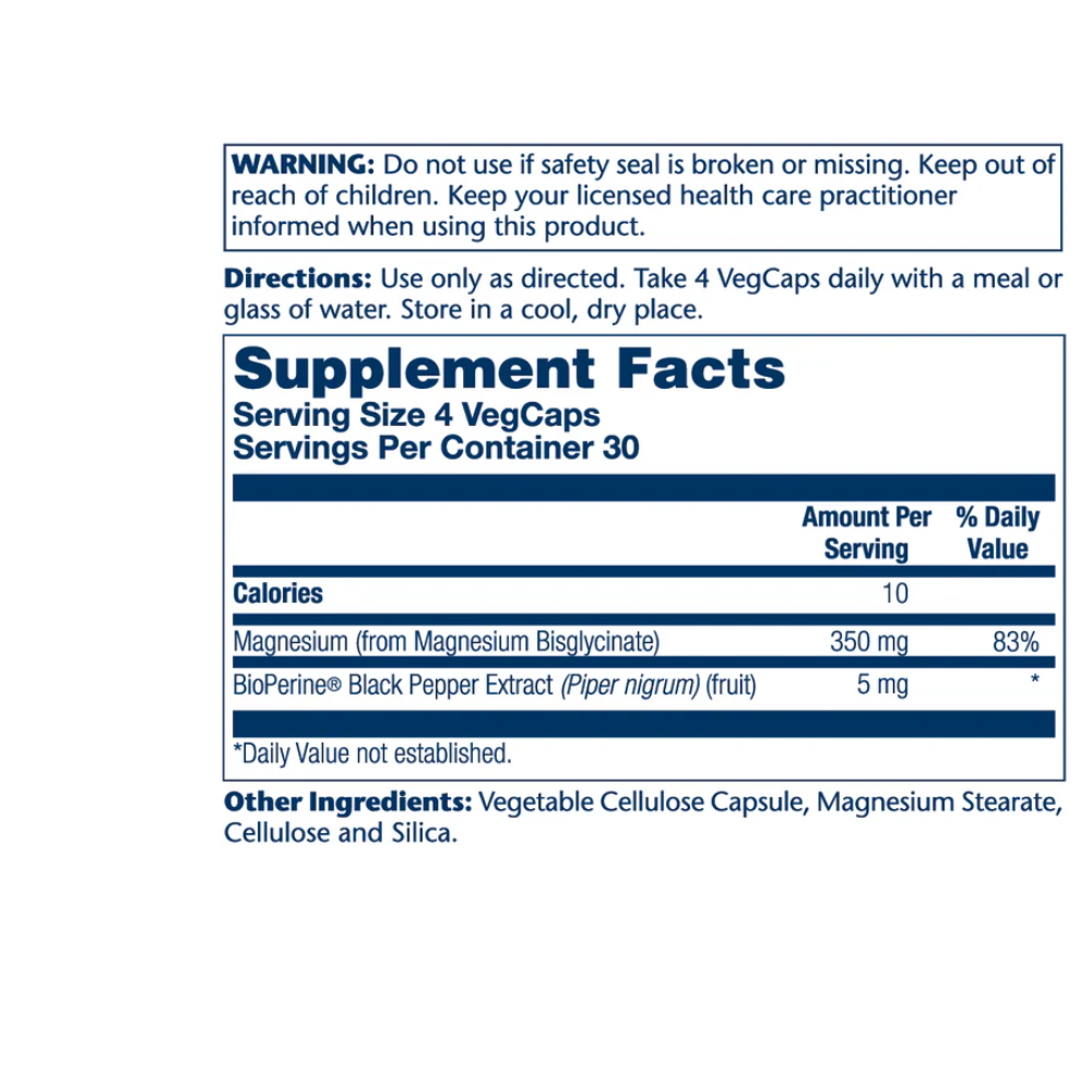 Magnesium Glycinate 350mg