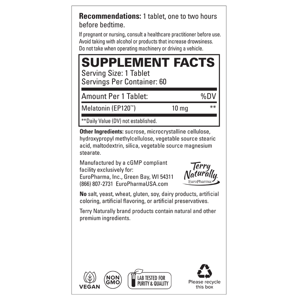Melatonin EP120 10 mg