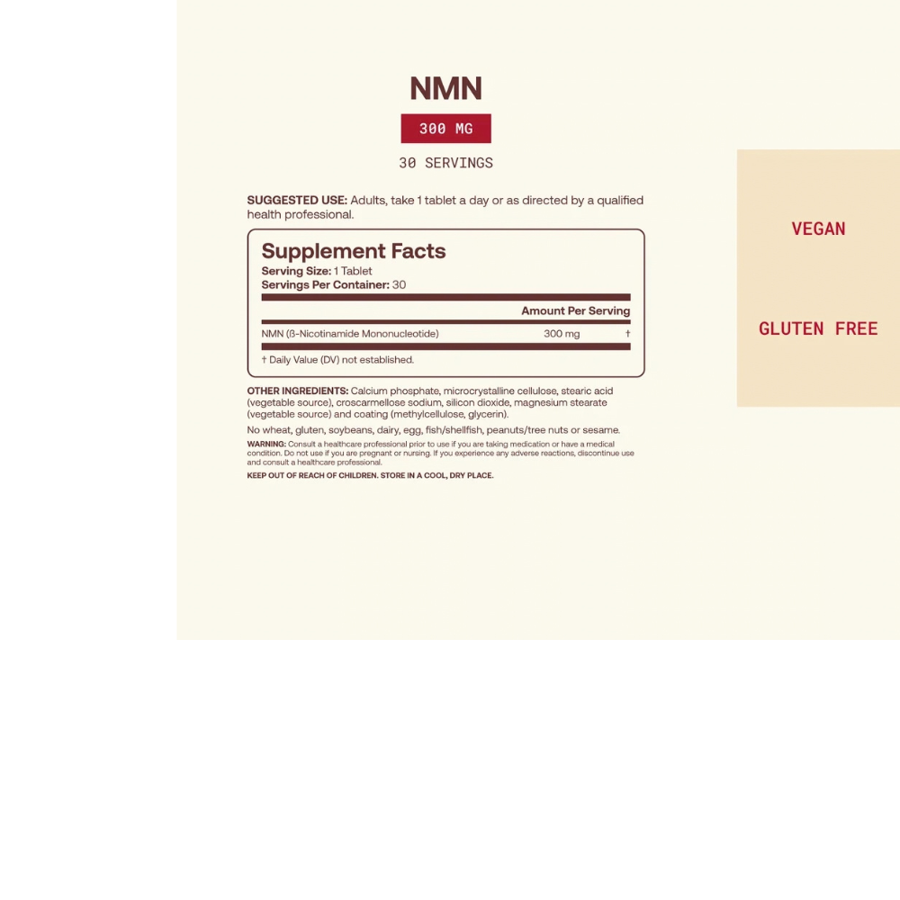 NMN NAD+ Precursor, 300 mg