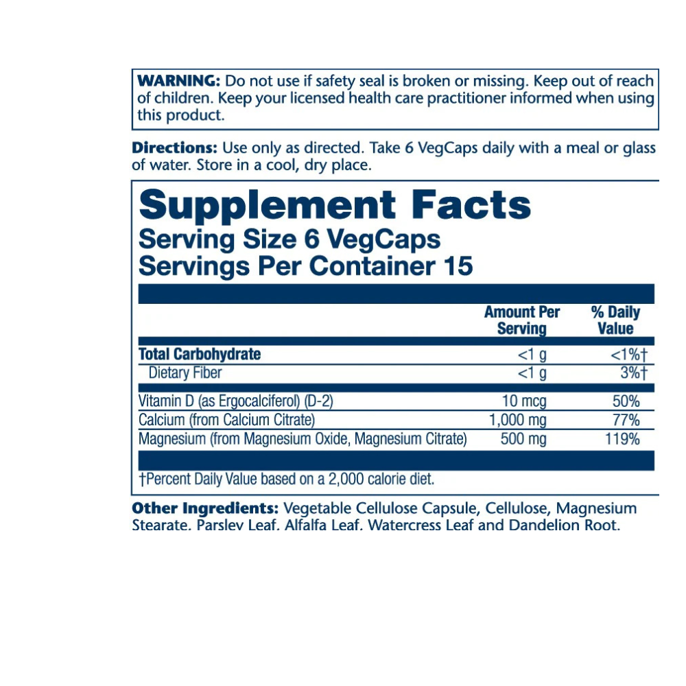 Calcium & Magnesium Citrate, With Vitamin D-2, 2:1 Ratio