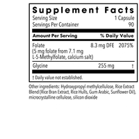 Thumbnail for Metabolic Maintenance L-Methylfolate 5 mg