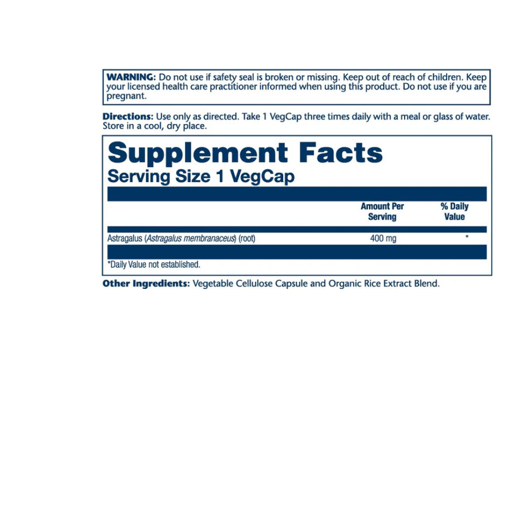 Astragalus Root 400mg