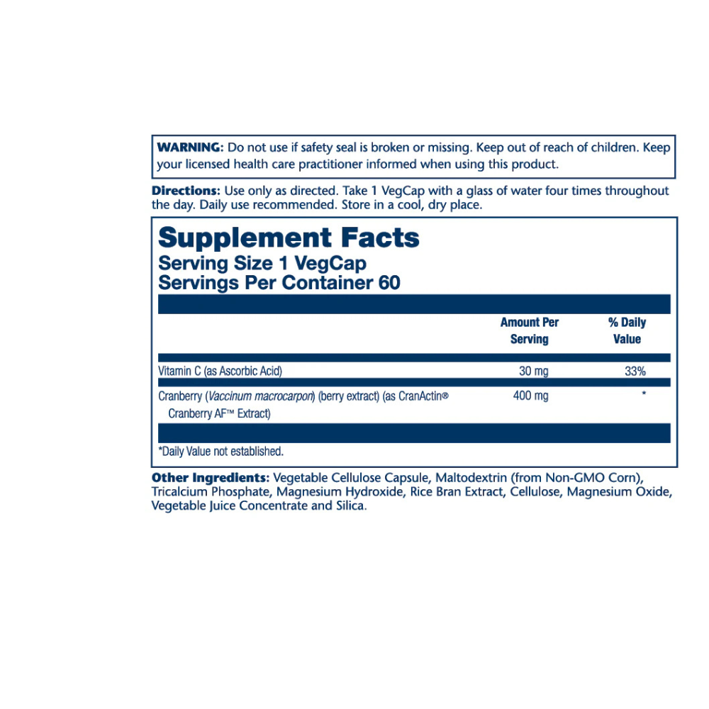 Cranactin Cranberry Extract 400mg