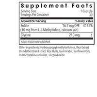 Thumbnail for MethylPro L-Methylfolate 10 mg