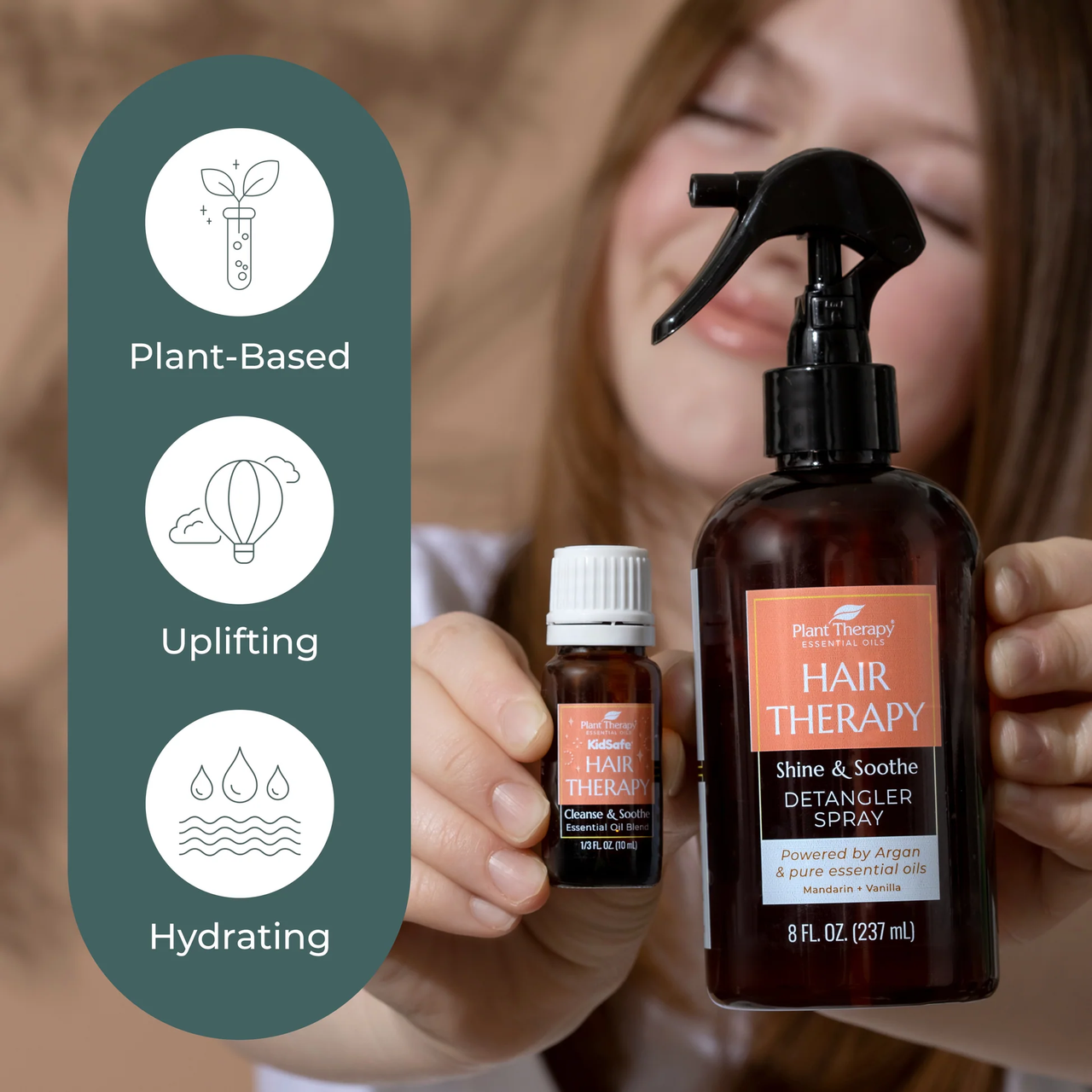 Hair Therapy Shine & Soothe Detangler Spray - Plant Therapy