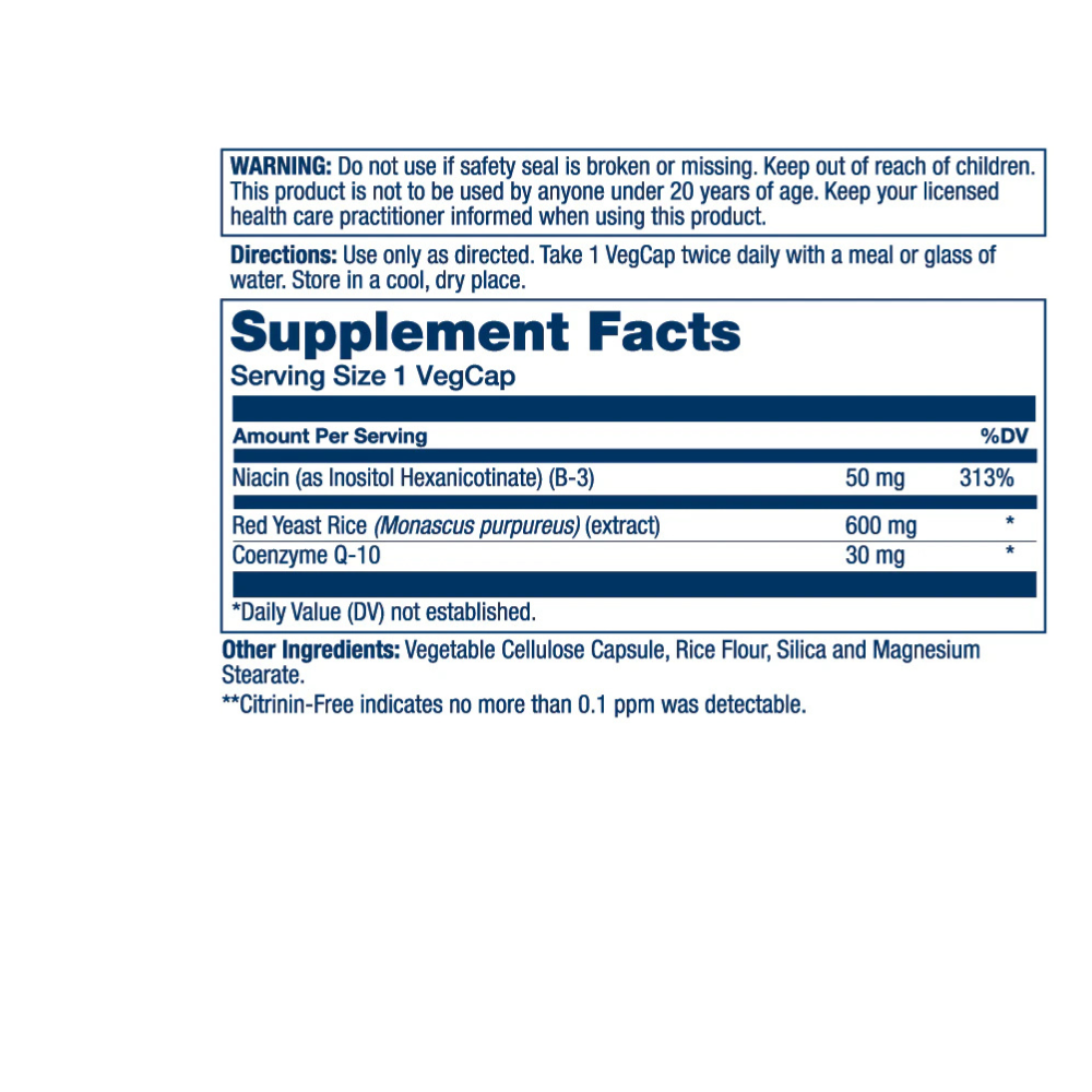 Red Yeast Rice  Plus CoQ-10