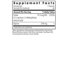 Thumbnail for MethylPro L-Methylfolate 7.5 mg