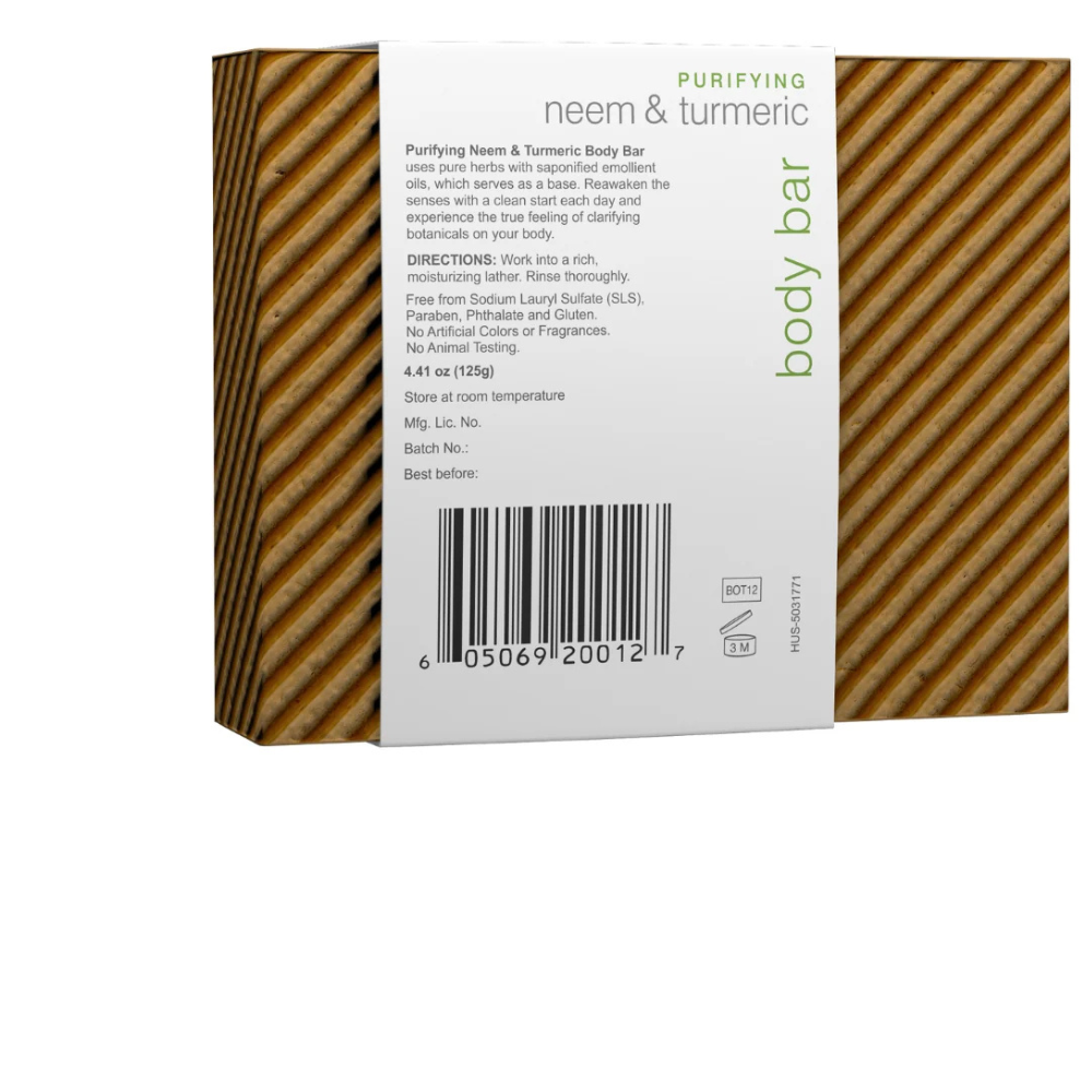 Purifying Neem & Turmeric Body Bar