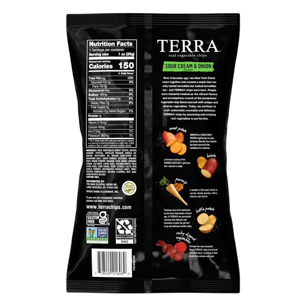 TERRA Crema Agria y Cebolla