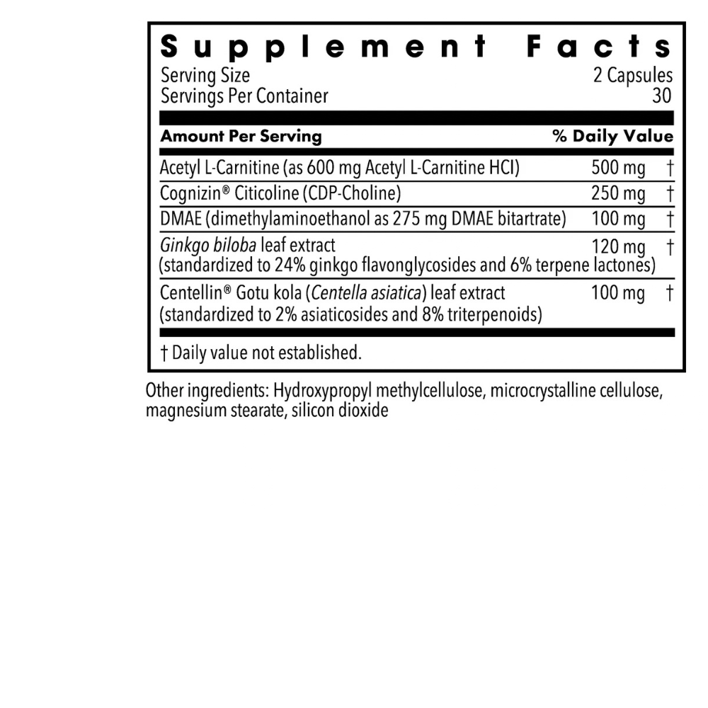 Metabolic Maintenance Brain Cell Support