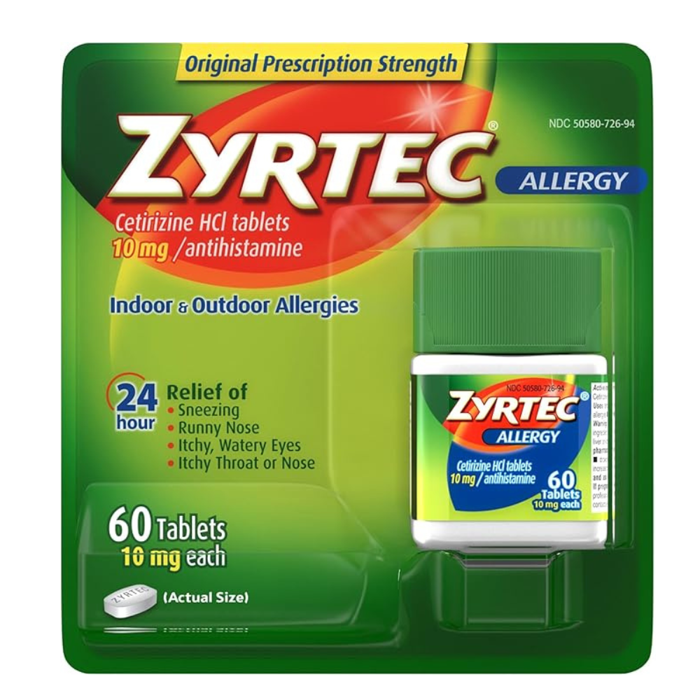 ZYRTEC ALLERGY 24H 10MG