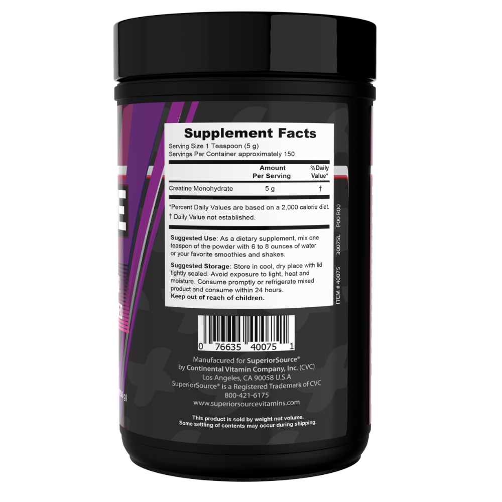 Superior Source Creatine Monohydrate – 150 Servings