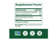 Thumbnail for Vitamin D3 5000 IU (125 mcg) plus K & K2