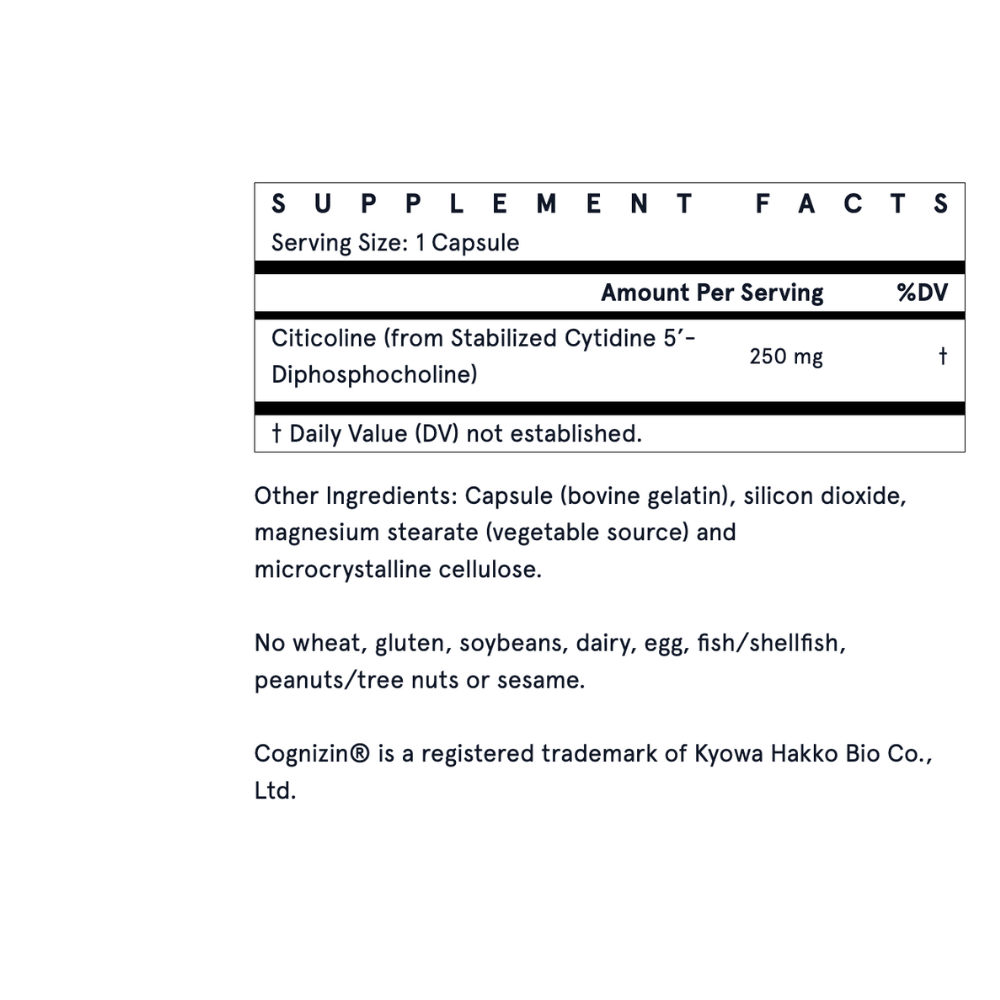 Citicoline (CDP Choline)