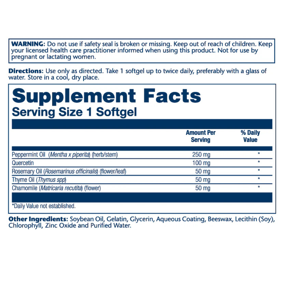 Peppermint Oil, Enteric Coated