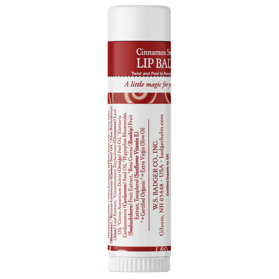 Cinnamon Swirl Jumbo Lip Balm - Badger