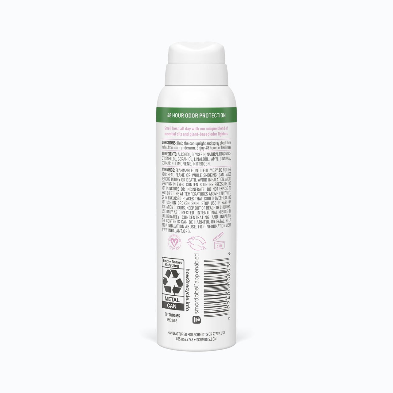 Deodorant Spray Clean Powder - Schmidts