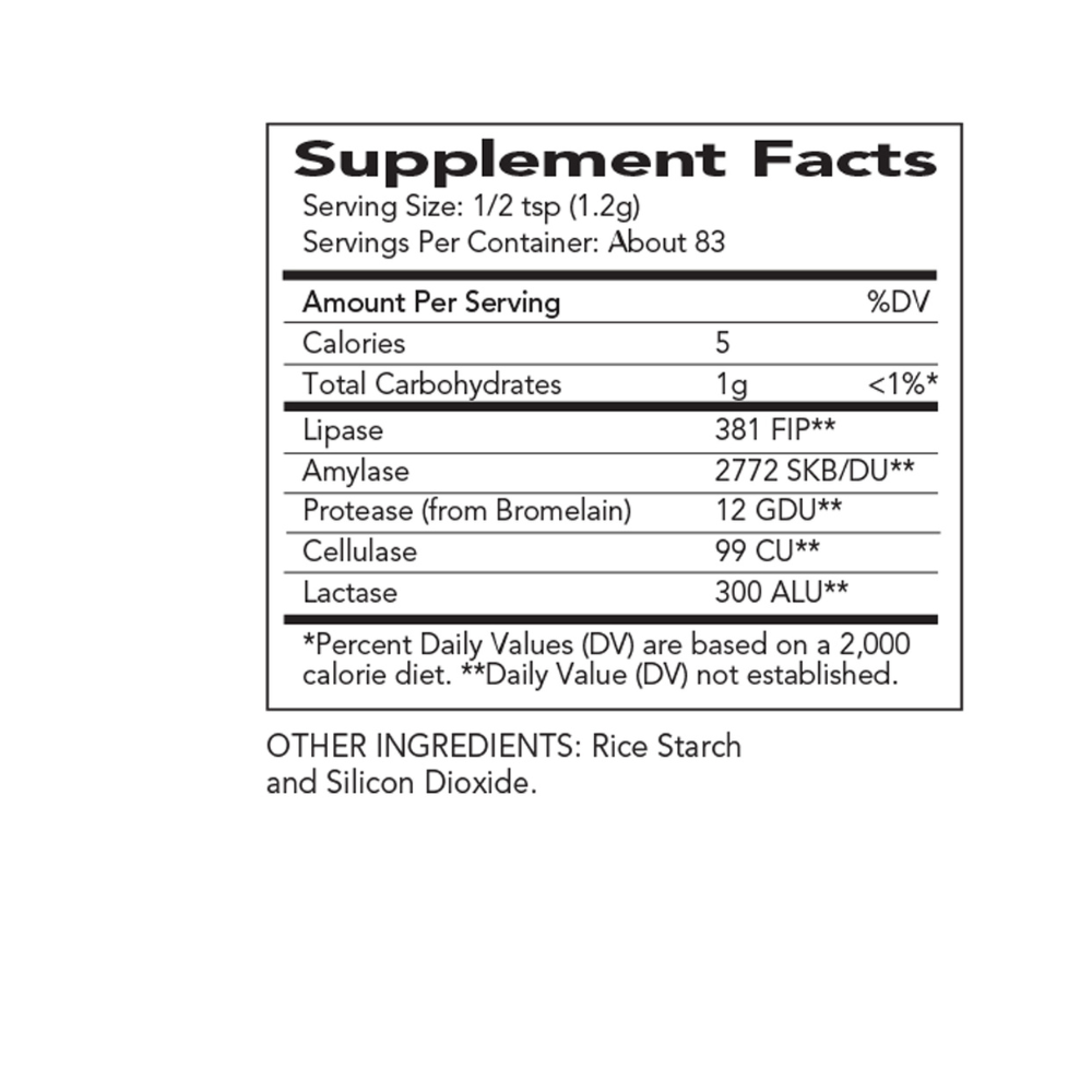 AbsorbAid Original 100g Complete Digestive Enzyme Formula in Powder Form